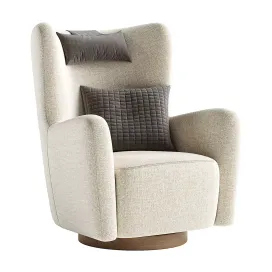Colette Swivel Armchair by Castlery